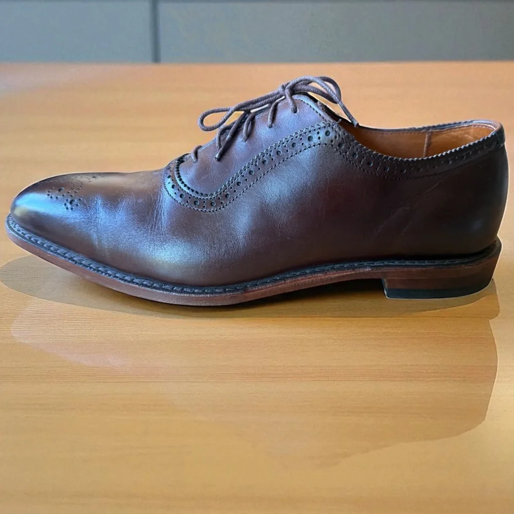 Allen Edmonds Cornwallis Brown Oxfords Size 11.5D